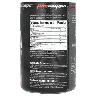 Prosupps, Hydro BCAA +Essentials, Watermelon, 14.6 oz (414 g)