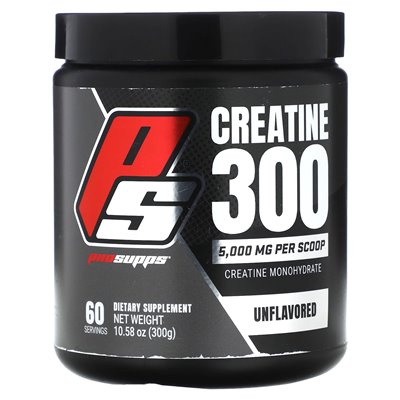 ProSupps, Creatine 300, Unflavored, 5,000 mg , 10.58 oz (300 g) ProSupps, Creatine 300, Unflavored, 5,000 mg , 10.58 oz (300 g)