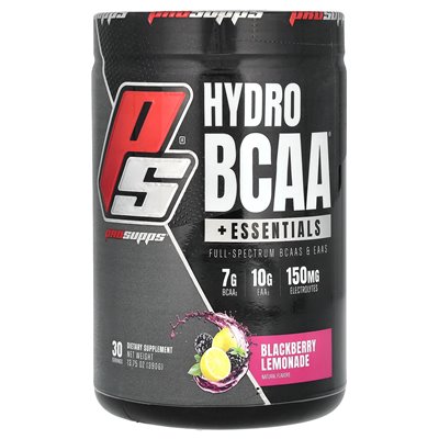 Prosupps, Hydro BCAA + Essentials, Blackberry Lemonade, 13,75 uncji (390 g)