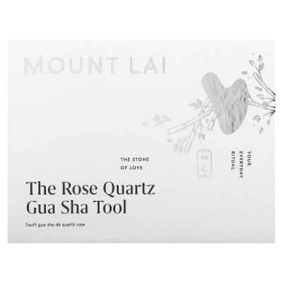 Mount Lai, The Rose Quartz Gua Sha Tool, 1 narzędzie