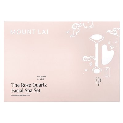 Mount Lai, zestaw spa kwarcu róża, 2 -częściowy zestaw