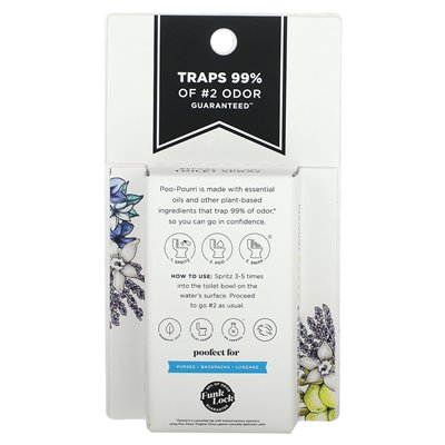 Poo-Pourri, On-The-Go, Before-You-Go Toilet Sprays, Value Set, 3 Sprays, 0.34 fl oz (10 ml) Each Poo-Pourri, On-The-Go, Before-You-Go Toilet Sprays, Value Set, 3 Sprays, 0.34 fl oz (10 ml) Each