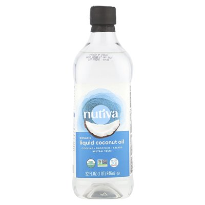 Nutiva, Organiczny Płynny Olej Kokosowy, 32 funty (946 ml) Nutiva, Organiczny Płynny Olej Kokosowy, 32 funty (946 ml)
