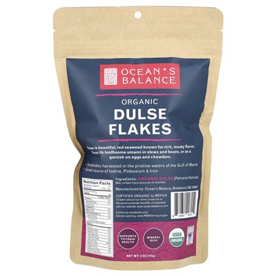 Bilans oceaniczny, organiczne płatki Dulse, 4 uncje (113 mg)