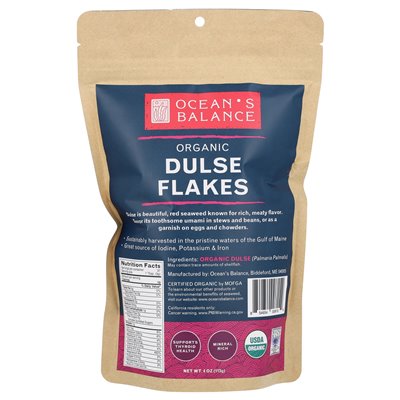 Bilans oceaniczny, organiczne płatki Dulse, 4 uncje (113 mg)