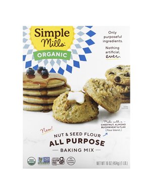 Simple Mills, Organic Everything Purpose Flour with Seeds and Nuts, 16 oz (454 g) Simple Mills, Organic Everything Purpose Flour with Seeds and Nuts, 16 oz (454 g)