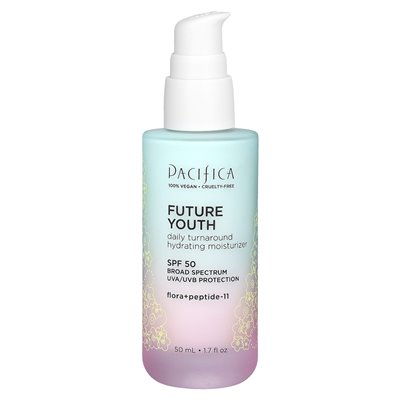 Pacifica, Future Youth, feuchtigkeitsspendender Tagescreme, LSF 50, 50 ml (1,7 Fl Oz)