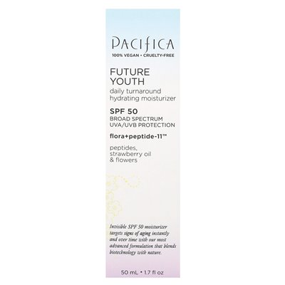 Pacifica, Future Youth, feuchtigkeitsspendender Tagescreme, LSF 50, 50 ml (1,7 Fl Oz)