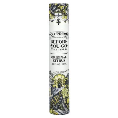 Poo-Wourri, spraye toaletowe przed You-Go®, oryginalne cytrusy, 0,34 fl oz (10 ml)