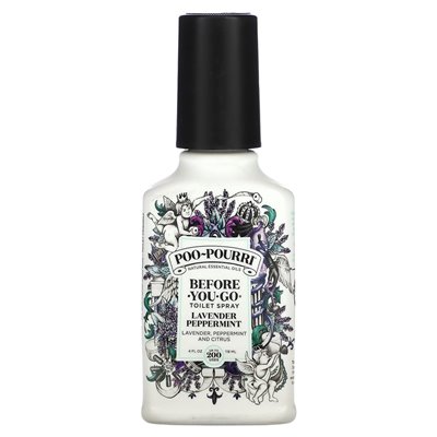 Poo-Pourri, Before-You-Go Toilet Spray, Lavender Peppermint , 4 fl oz (118 ml) Poo-Pourri, Before-You-Go Toilet Spray, Lavender Peppermint , 4 fl oz (118 ml)