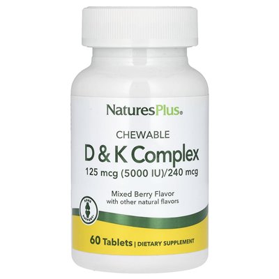 Naturesplus, Compleable D&ampK kompleks, mieszane jagody, 60 tabletek