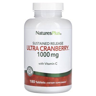 Naturesplus, Ultra Cranberry, Sustained, 1000mg, 180 Tablets