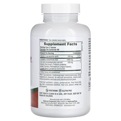 Naturesplus, Ultra Cranberry, Sustained, 1000mg, 180 Tablets