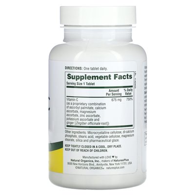 Naturesplus, estryfikowana witamina C, 675 mg, 90 tabletek Naturesplus, estryfikowana witamina C, 675 mg, 90 tabletek
