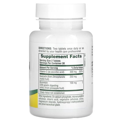 Naturesplus, kwercetyna plus, 60 tabletek Naturesplus, kwercetyna plus, 60 tabletek