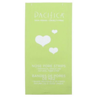 Pacifica Kale Detox Porenstreifen, 6 einzelne Streifen aus Naturfaseroptik