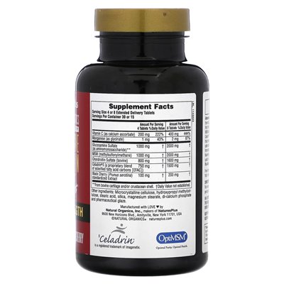 Naturesplus, Advanced Therapeutics, glukozamina chondroitin MSM Ultra Rx-Stoint, potrójna wytrzymałość, 120 tabletek Naturesplus, Advanced Therapeutics, glukozamina chondroitin MSM Ultra Rx-Stoint, potrójna wytrzymałość, 120 tabletek