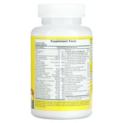 Naturesplus, źródło życia, oryginalne mini-tebs, suplement multiwitaminowy i mineralny, 360 tabletek