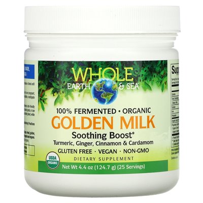 Naturalne czynniki, całe Ziemię i Morze, Golden Milk Siming Boost, 4,4 uncji (124,7 g) Naturalne czynniki, całe Ziemię i Morze, Golden Milk Siming Boost, 4,4 uncji (124,7 g)