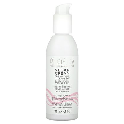 Pacifica, Vegan Cream, Cremiges Gel-Reinigungsmittel, 4,7 fl oz (140 ml)