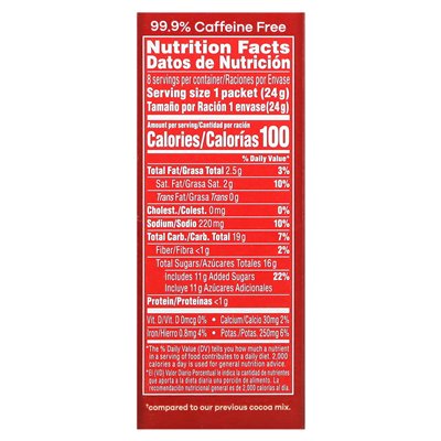 Nestle Hot Cocoa Mix, Mini-Marshmallows, reichhaltige Milchschokolade, 8 Umschläge