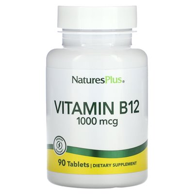 Naturesplus, Vitamin B12, 1000 mcg, 90 tablets