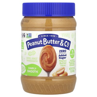 Peanut Butter &amp Co., Peanut Butter Red, Po prostu gładki, 16 uncji (454 g)