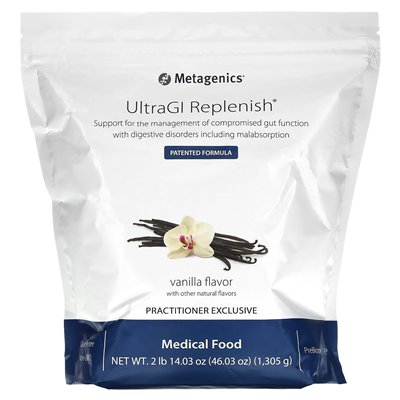 Metagenics, Ultragi Replenish, wanilia, 46,36 uncji (1,305 g) Metagenics, Ultragi Replenish, wanilia, 46,36 uncji (1,305 g)