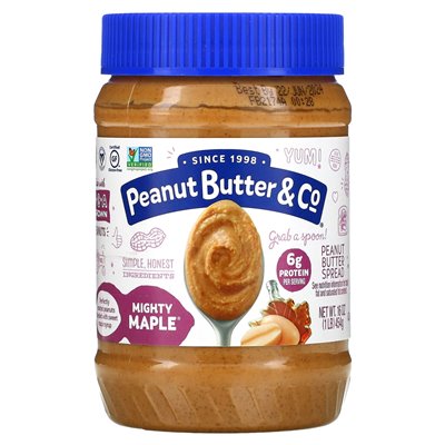 Peanut Butter &amp Co., Peanut Butter Remain, Mighty Maple, 16 uncji (454 g)