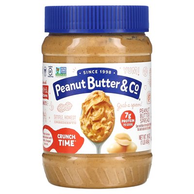 Peanut Butter &amp Co., Peanut Butter Red, Crunch Time, 16 uncji (454 g)