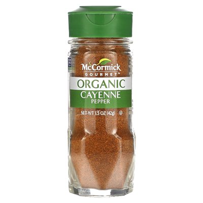 McCormick Gourmet, Organic Cayenne Pepper, 1,5 uncji (42 g)