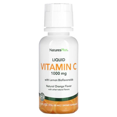 Naturesplus, Liquid Vitamin C, Natural Orange, 1000 mg, 8 fl oz (236.56 ml)
