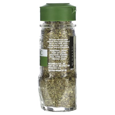 McCormick Gourmet, Bio-Gewürzmischung „Italienisch“, 0,55 oz (15 g)