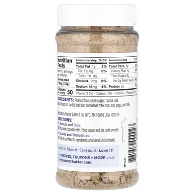 Peanut Butter & Co., Erdnusspulver, Kakao, 6,5 oz (184 g)