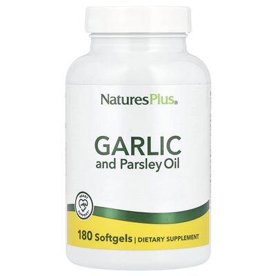 Naturesplus, czosnek i olej pietruszki, 180 softgels Naturesplus, czosnek i olej pietruszki, 180 softgels