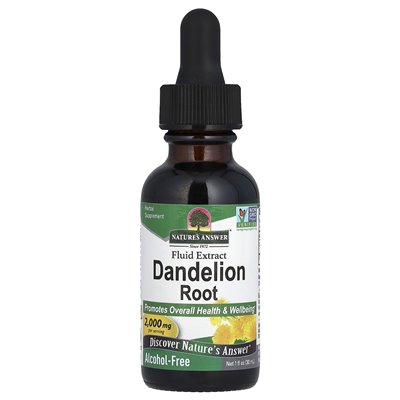 Nature's Answer, Liquid Extract, Dandelion Root, Alcohol Free, 2000 mg, 1 fl oz (30 ml)