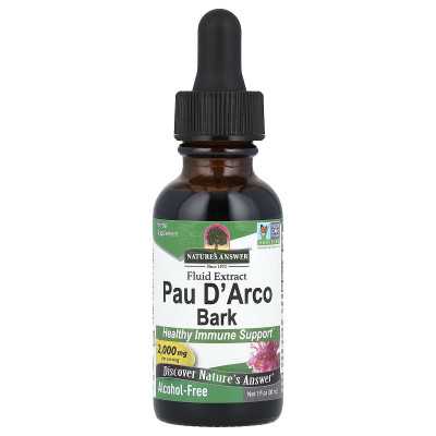 Nature's Answer, Pau D' Arco Bark, Alcohol Free, 2000mg, 1 fl oz (30ml)