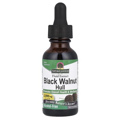 Nature's Answer, Black Walnut Hull, Liquid Extract, Alcohol Free, 2000 mg, 1 fl oz (30 ml)