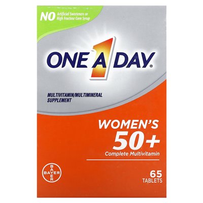 One Daily, Over 50 Complete Women‘s Multivitamin, 65 Tabletten