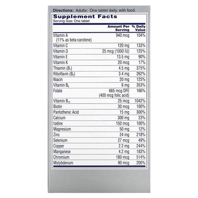 One Daily, Over 50 Complete Women‘s Multivitamin, 65 Tabletten