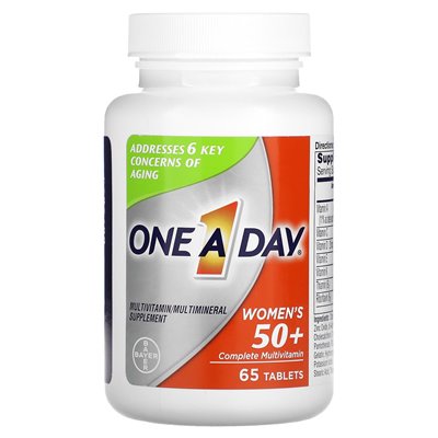 One Daily, Over 50 Complete Women‘s Multivitamin, 65 Tabletten