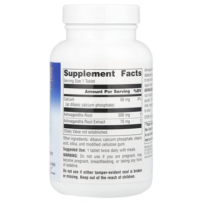 Planetary Herbals, Pełny Spektrum Ashwagandha, 570 mg, 120 tabletek Planetary Herbals, Pełny Spektrum Ashwagandha, 570 mg, 120 tabletek