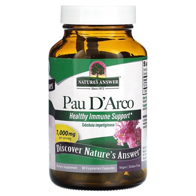 Nature's Answer, Pau d'Arco, 1000 mg, 90 Vegetarian Capsules (500 mg per capsule)
