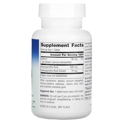 Planetary Herbals, Full Spectrum ™ Ashwagandha, 570 mg, 60 tabletek