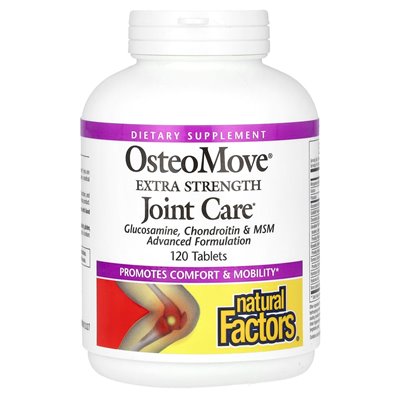 Czynniki naturalne, osteomove, dodatkowa opieka siła, 120 tabletek