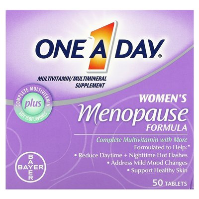 Jeden dziennie, formuła menopauzy dla kobiet, suplement multiwitaminowy/multimineralny, 50 tabletek