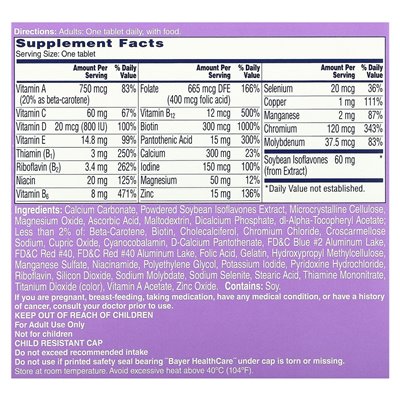 Jeden dziennie, formuła menopauzy dla kobiet, suplement multiwitaminowy/multimineralny, 50 tabletek