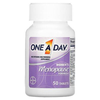 Jeden dziennie, formuła menopauzy dla kobiet, suplement multiwitaminowy/multimineralny, 50 tabletek