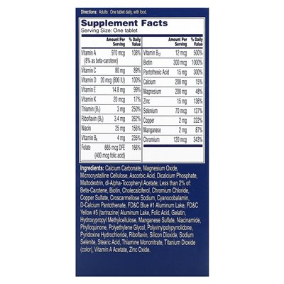 One-A-Day, Men's Pro Edge, Complete Multivitamin with More, 50 Tablets One-A-Day, Men's Pro Edge, Complete Multivitamin with More, 50 Tablets