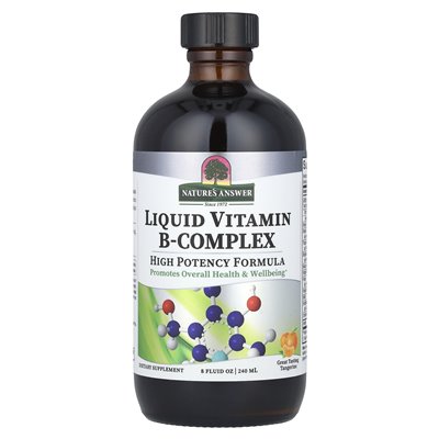 Nature's Answer, Flüssiger Vitamin-B-Komplex, Mandarine, 8 fl oz (240 ml)
